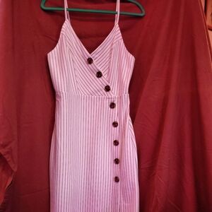 NWOT POPULAR BASICS | White & Black Sleeveless Dress